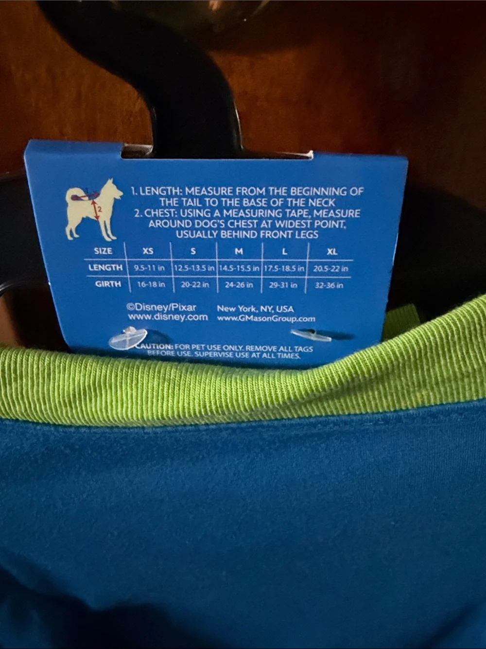 Toy Story dog shirt